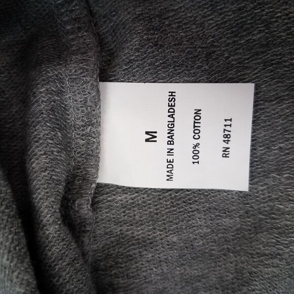 St. Patricks Day Womens Sz M Gray Solid Long Sleeve Sweatshirt - Picture 7 of 8